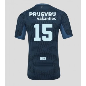 Fotbalové Dres Feyenoord Jordan Bos #15 Venkovní Oblečení 2025-26 Krátký Rukáv
